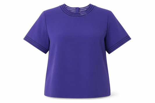 Womens UK Size 16 Alexon Purple Polyester Blouse