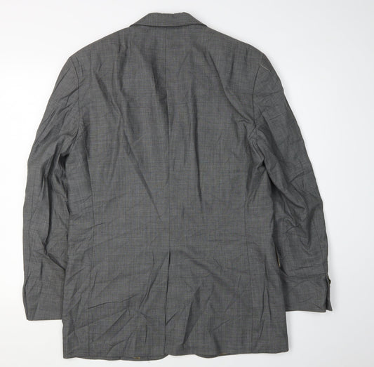 Ted Baker Men’s Grey Wool Cashmere Blazer 38R