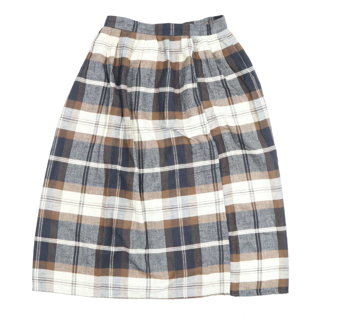 Cavalier Women's Plaid Midi Skirt - Size 12