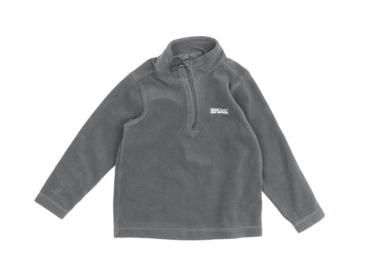 Regatta Boys Grey Fleece 1/2 Zip Sweatshirt, Size 6 Years