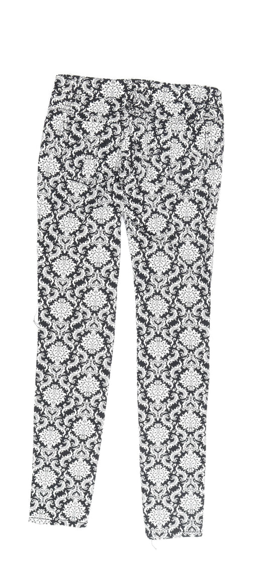 Tripp NYC Women's Geometric Skinny Trousers, Size 8