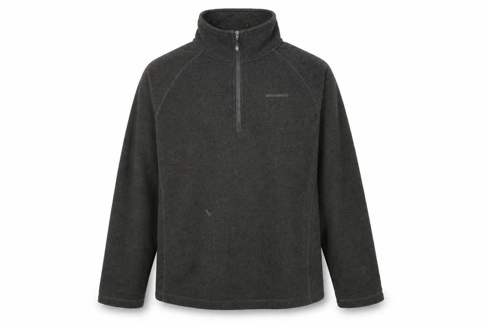 Mens UK L Regular Craghoppers Grey 1/2 Zip Sweatshirt