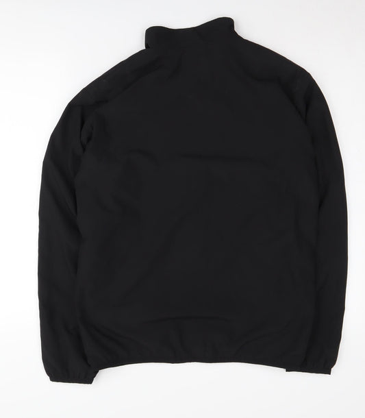 Puma Men's Black Track Jacket S Stand-Up Collar