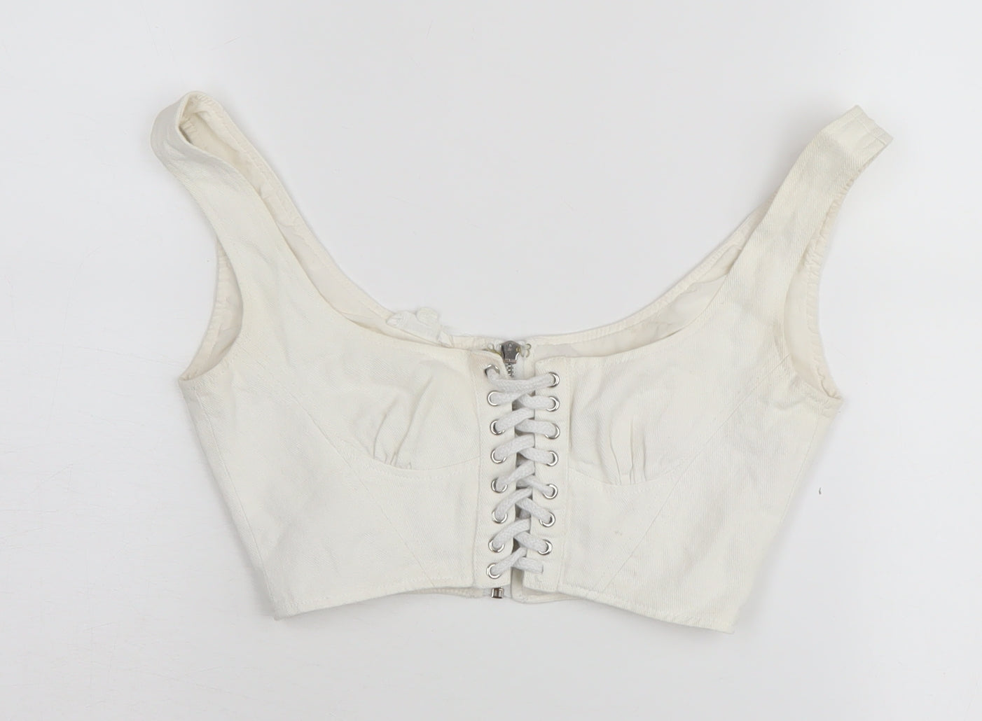 Mistress Rocks Women's White Cropped Top XS