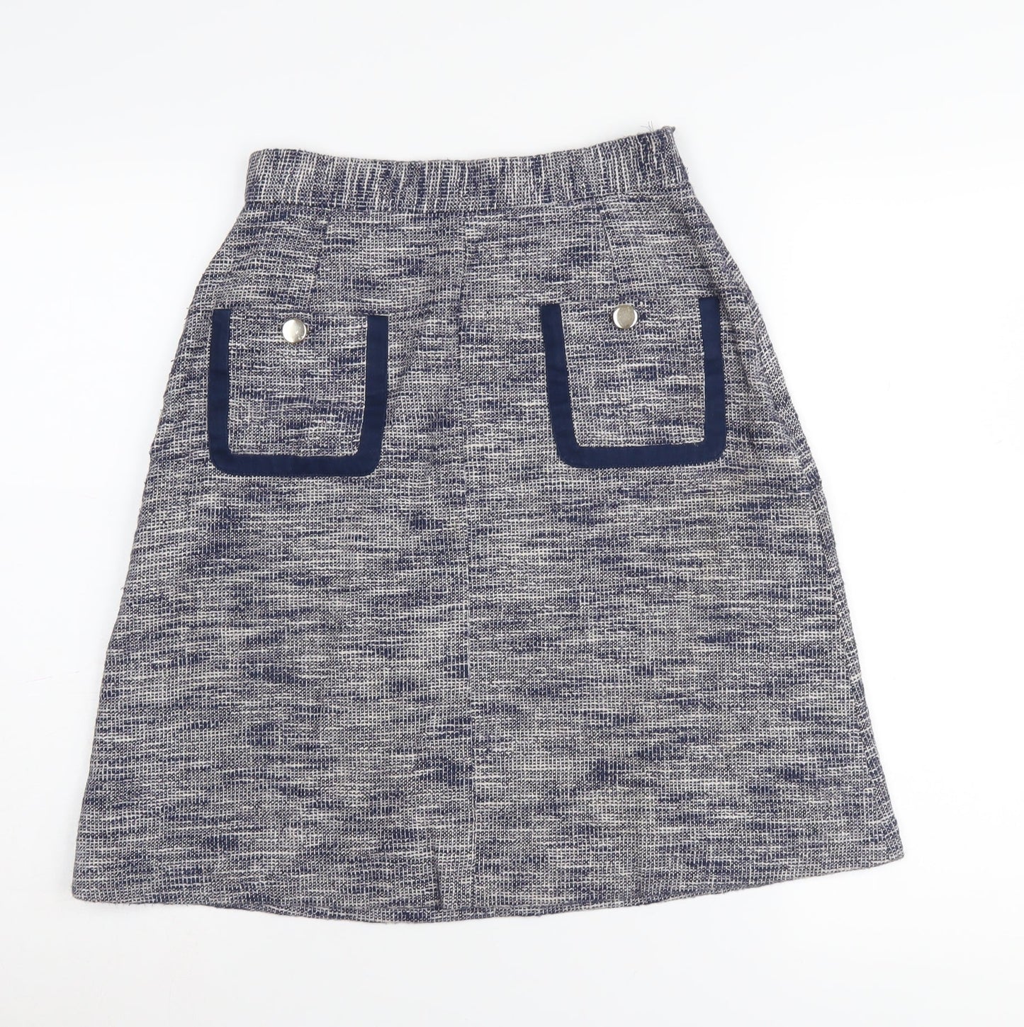 Whistles Women's Blue Skirt Size 8 with Pockets