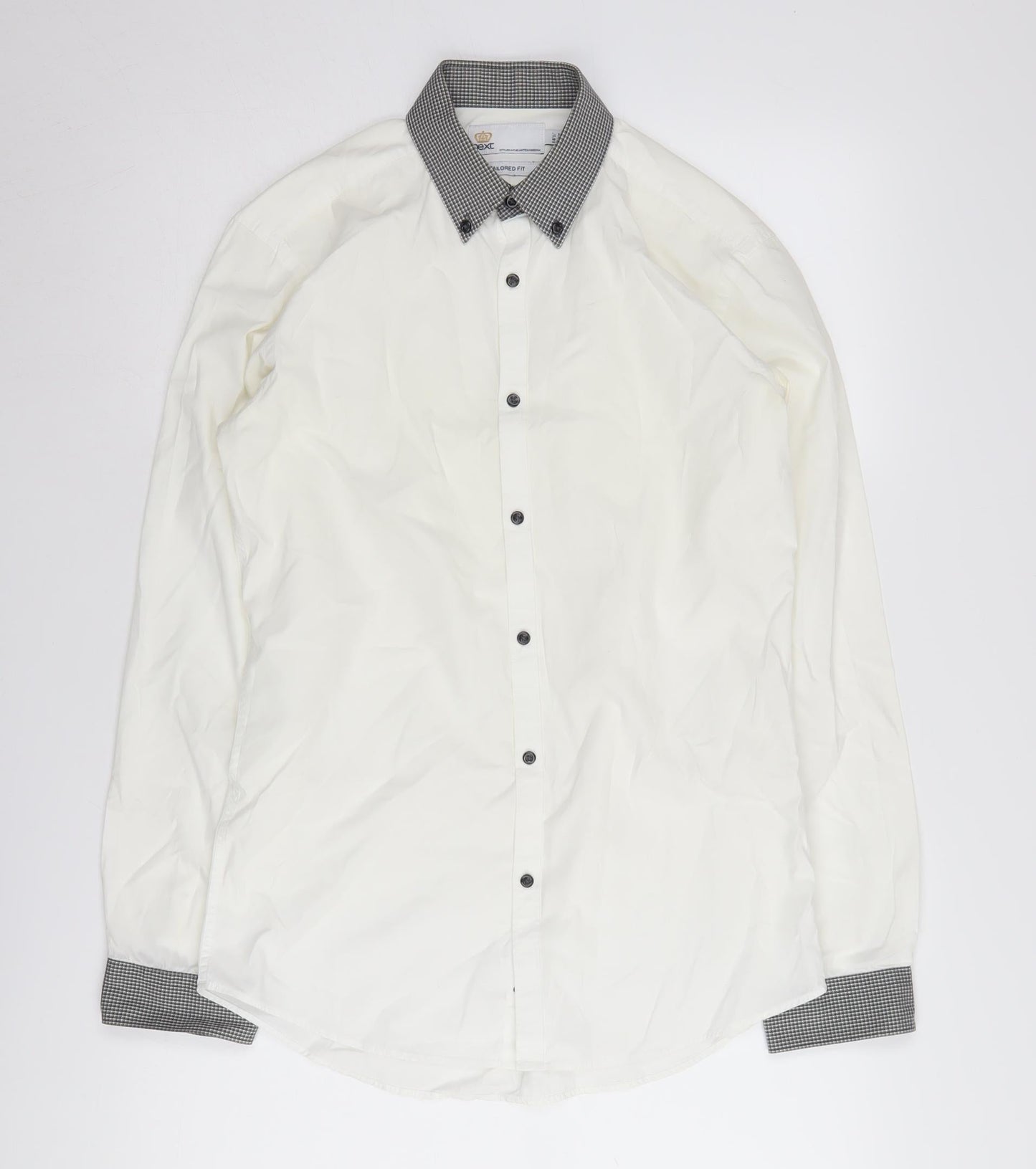 Next Men's White Slim Fit Dress Shirt