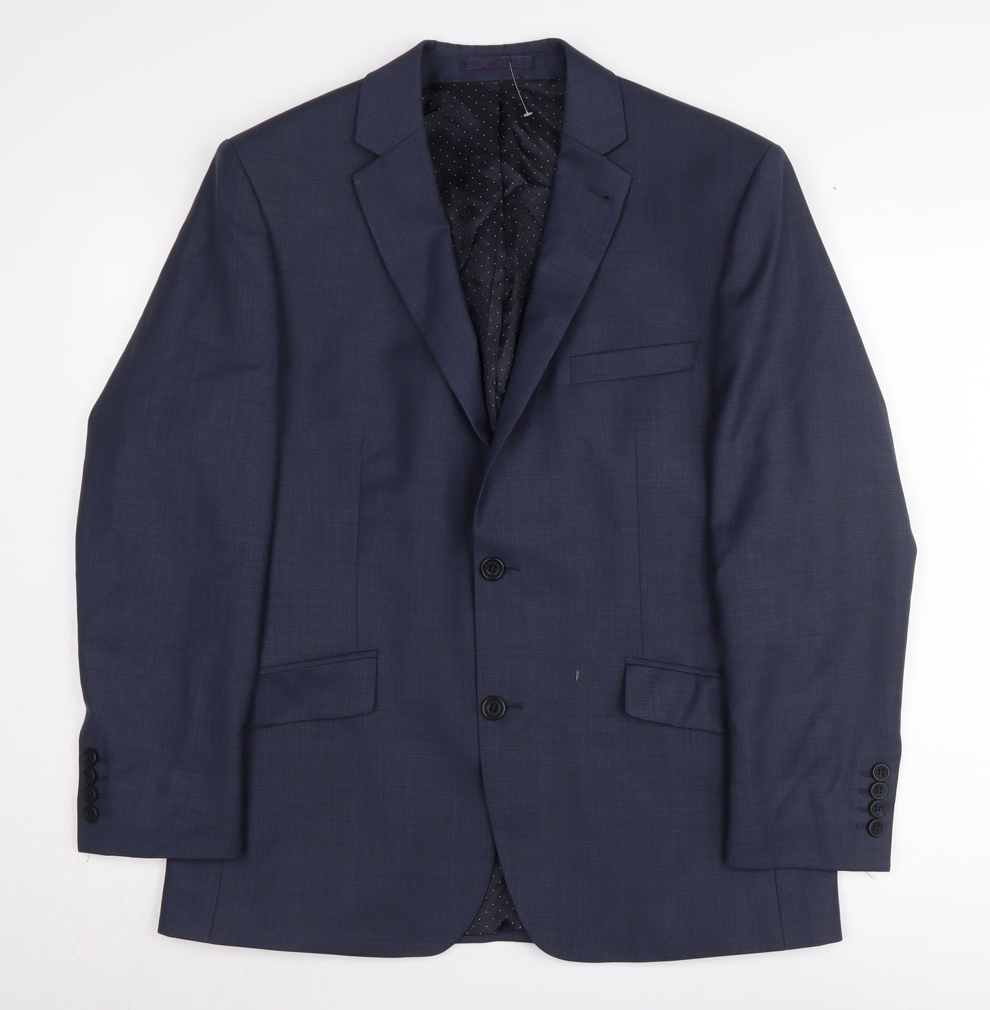 Jasper Conran Men's Blue Blazer, Size 40S, Formal Wear