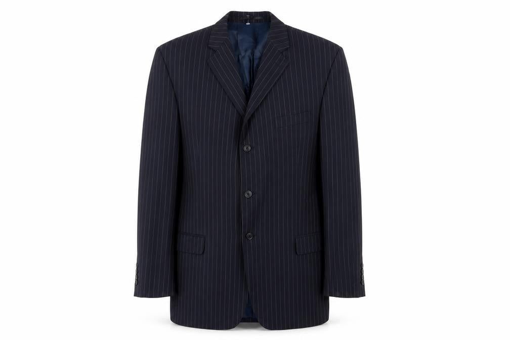 Mens 44 Chest Regular Daniel Hechter Blue Three-Button Blazer