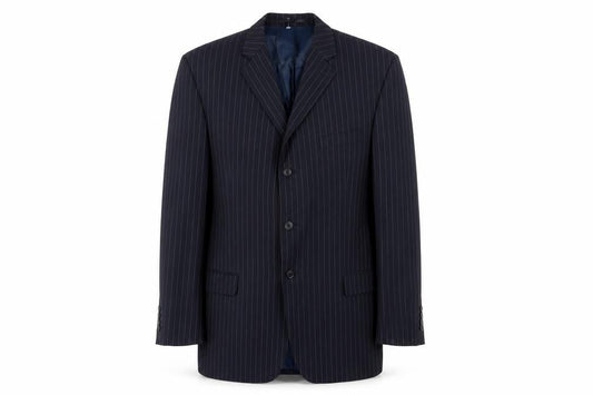 Mens 44 Chest Regular Daniel Hechter Blue Three-Button Blazer