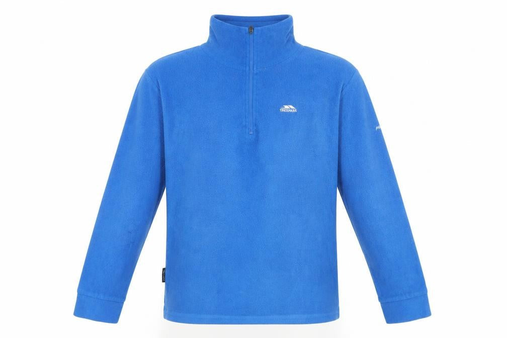 Trespass Boys Blue Fleece 1/4 Zip Sweatshirt Size 12