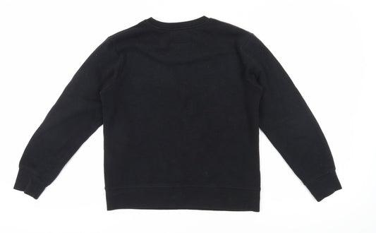 Jordan Boys Black Pullover Sweatshirt L Basketball Logo