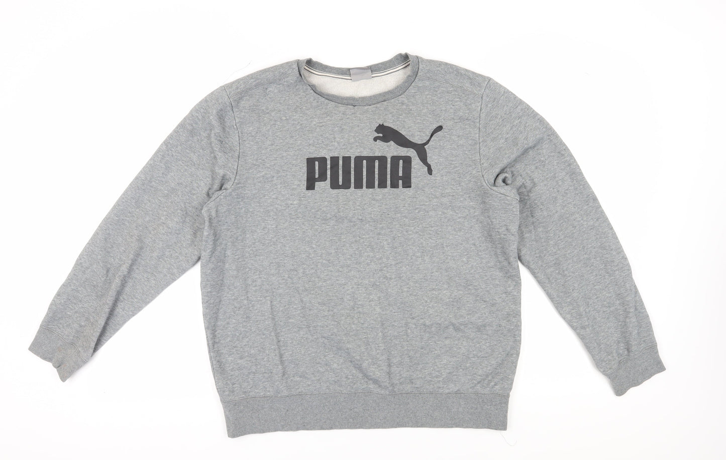 Puma Men's Grey Pullover Sweatshirt L