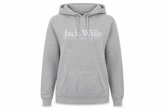 Womens UK 10 Regular Jack Wills Grey Pullover Hoodie