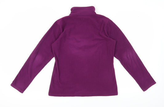 Mountain Warehouse Women's Purple Fleece Sweatshirt M