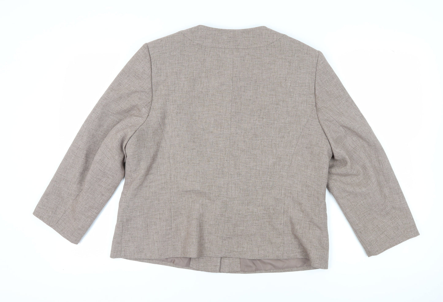 Eastex Women's Beige 3/4 Sleeve Suit Jacket Size 16
