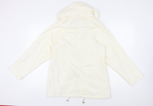 Mudo Collection Women's Ivory Parka Jacket M