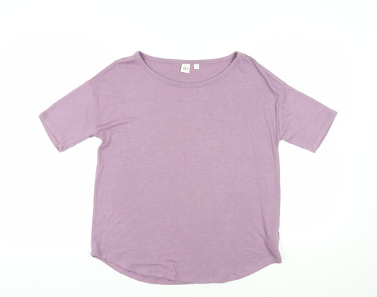 GAP Women's Purple M Basic T-Shirt Casual Wear