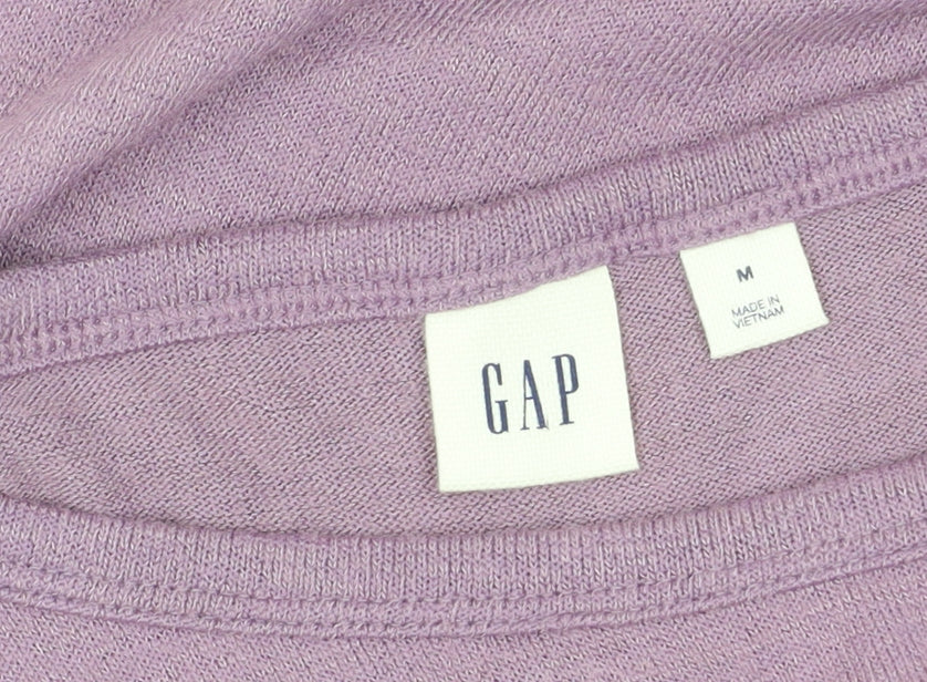 GAP Women's Purple M Basic T-Shirt Casual Wear