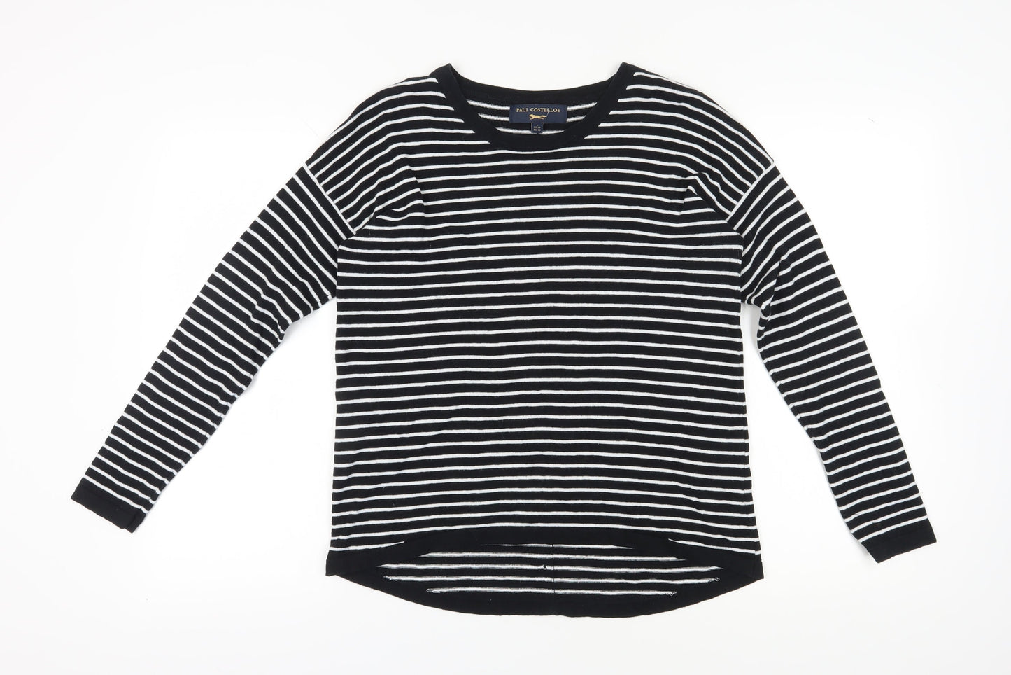 Womens UK 14 Regular Paul Costelloe Black Pullover Tight-Knit