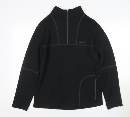 Gelert Men's Black Pullover Sweatshirt, Size S, Mock Neck