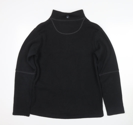 Gelert Men's Black Pullover Sweatshirt, Size S, Mock Neck
