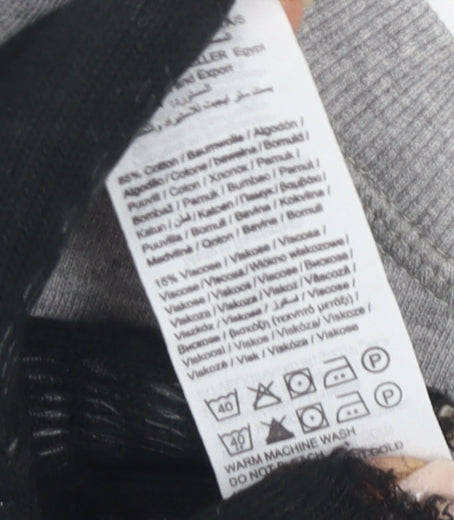 Jack & Jones Grey Sleeveless Crew Neck T-Shirt M