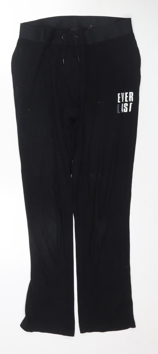 Everlast Women's Black Jogger Trousers Size 10