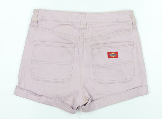 Dickies Women's Pink Casual Denim Shorts Size 1
