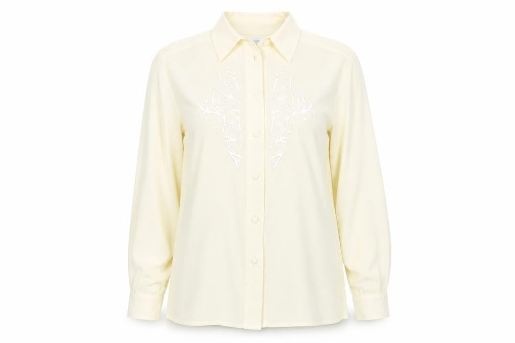 Alexon Ivory Women’s Button-Up Shirt, Size 10
