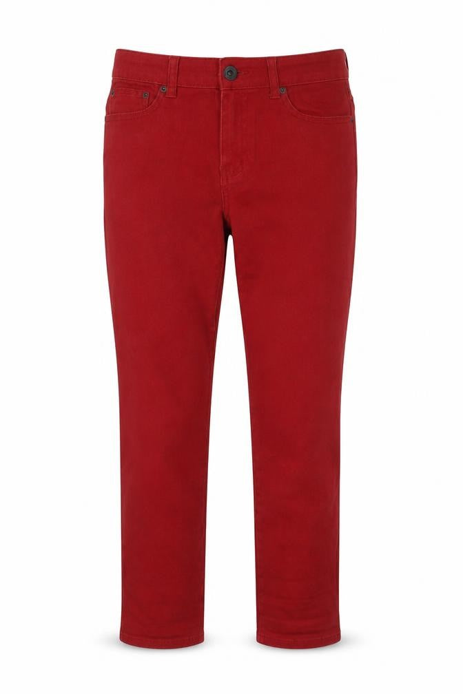 DKNY Women's Red Regular Jeans Size 10