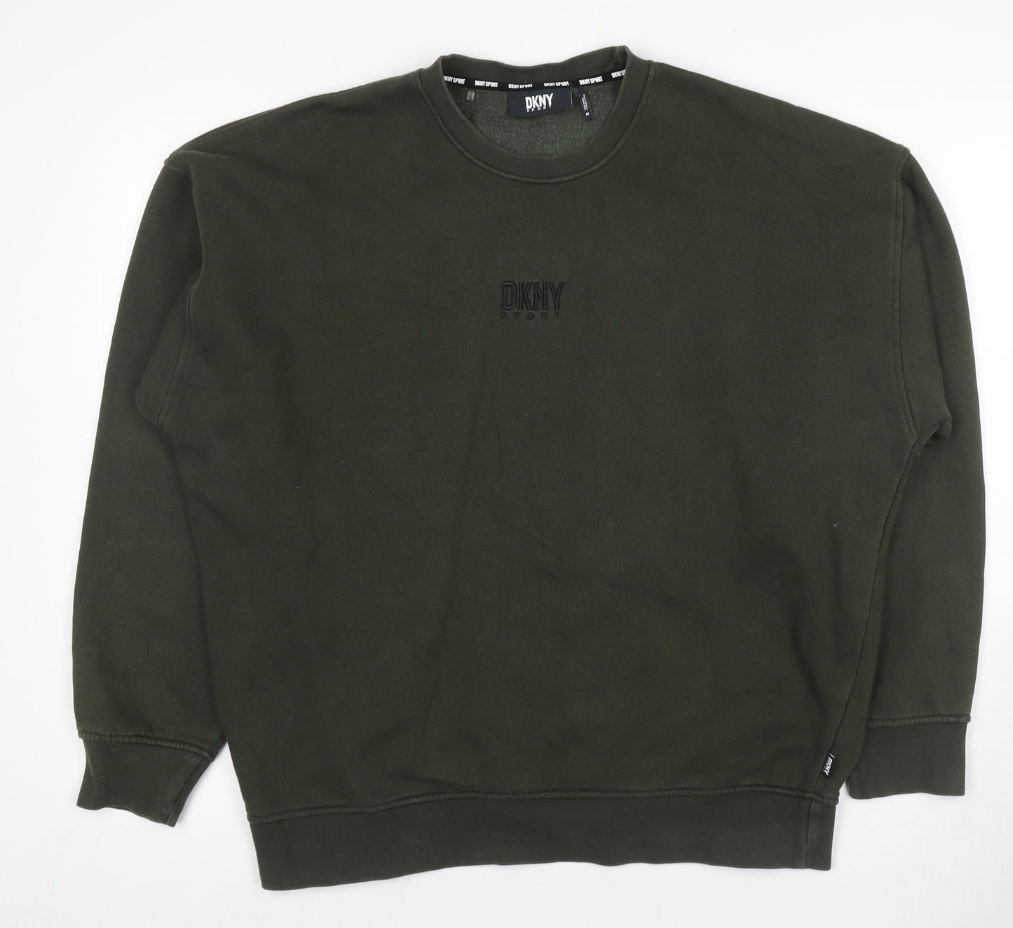 DKNY Sport Women's Green Pullover Sweatshirt M