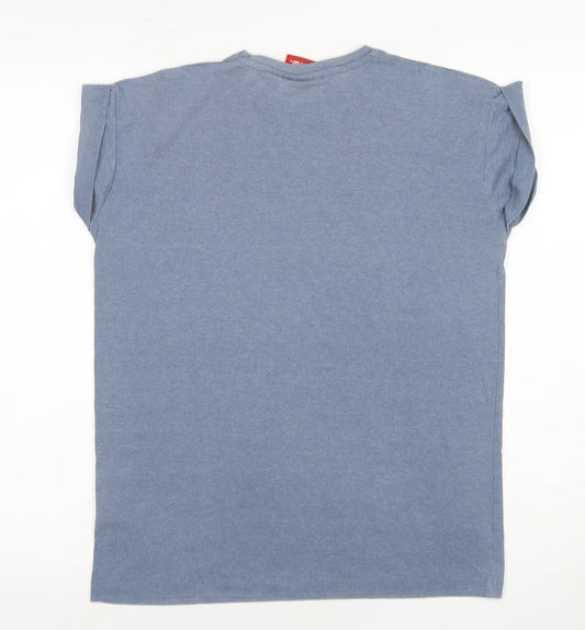 Coca-Cola Blue Unisex T-Shirt Size 8 Casual Wear