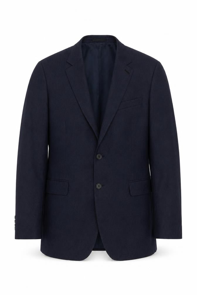 Mens 42 Chest Regular Jaeger Blue Two-Button Blazer