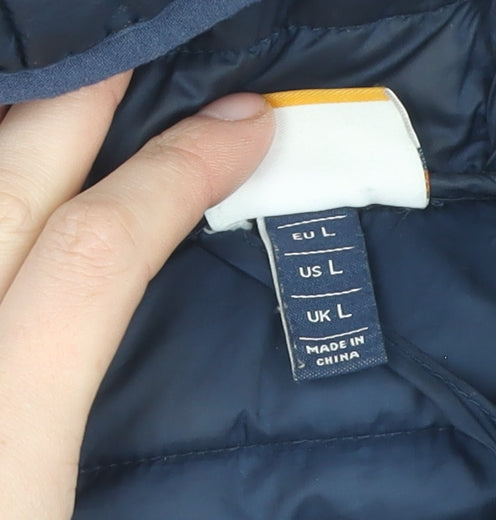 Ellesse Men's Blue Puffer Jacket - L - Winter Essential