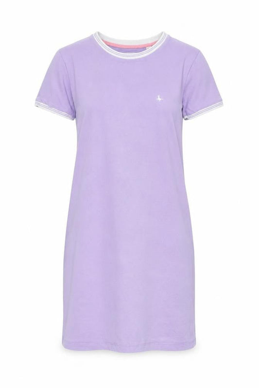 Jack Wills Women's Purple T-Shirt Dress Size 10
