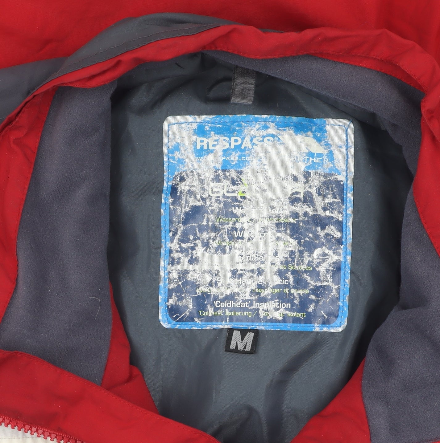 Trespass Men's Red Windbreaker Jacket - M, Casual Sports