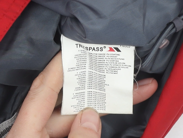 Trespass Men's Red Windbreaker Jacket - M, Casual Sports