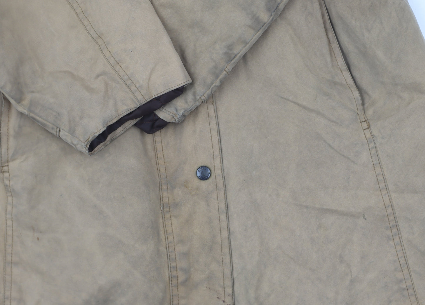 Royal Paddock Women's Beige Cotton Overcoat Size 10