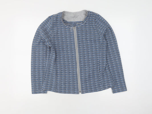Rabe Women's Blue Basic Jacket, Size 10, Casual