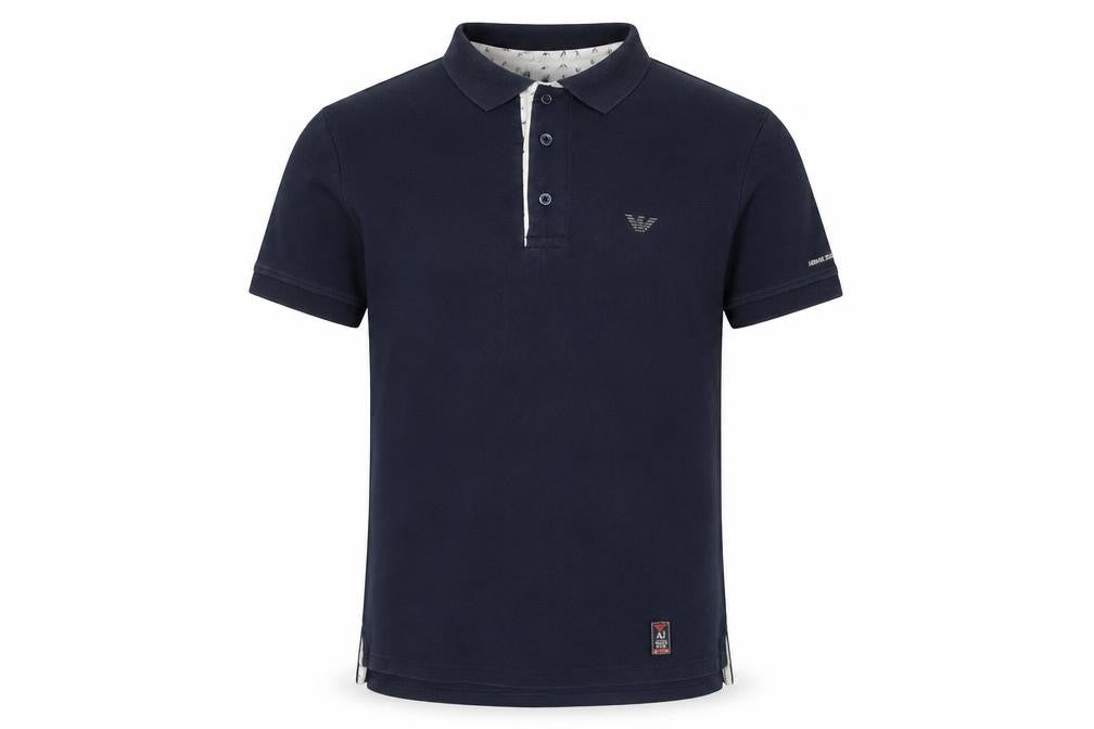 Armani Jeans Men's XS Blue Polo Shirt - Stylish and Comfortable