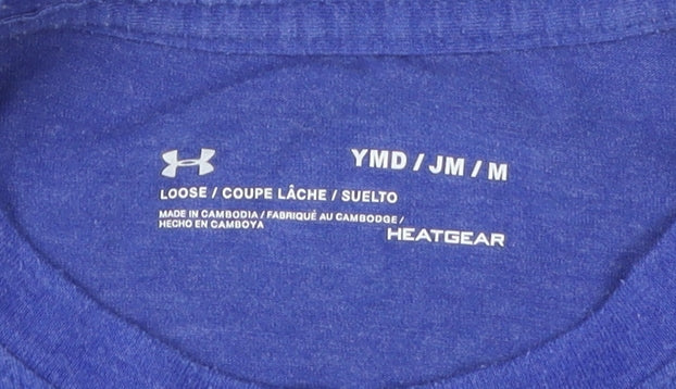 Under Armour Boys Blue Training Tee Size M