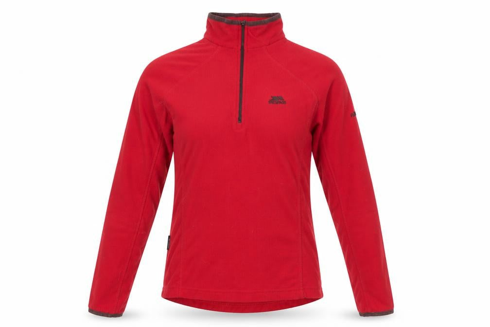 Unisex Adults UK XS Regular Trespass Red Pullover Sweatshirt