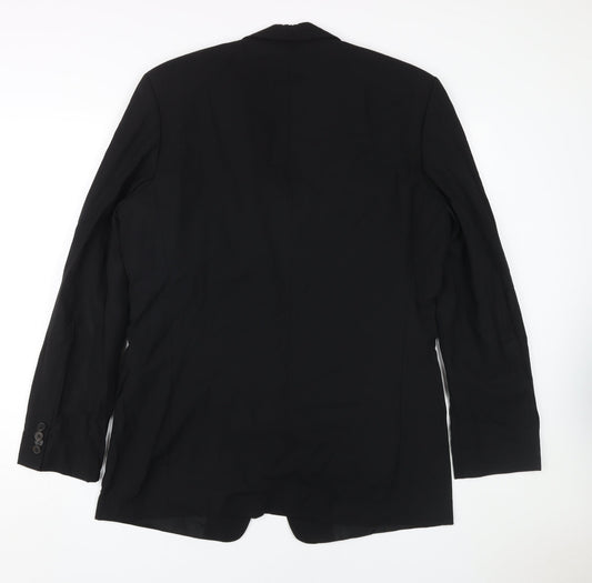Hugo Boss Men's Black Blazer 40R Formal Business