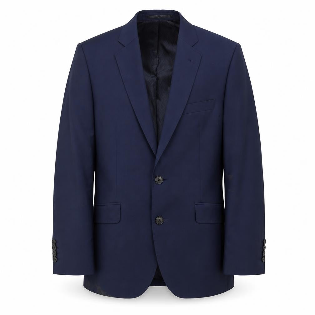 Mens 36 Chest Regular Jaeger Blue Two-Button Blazer