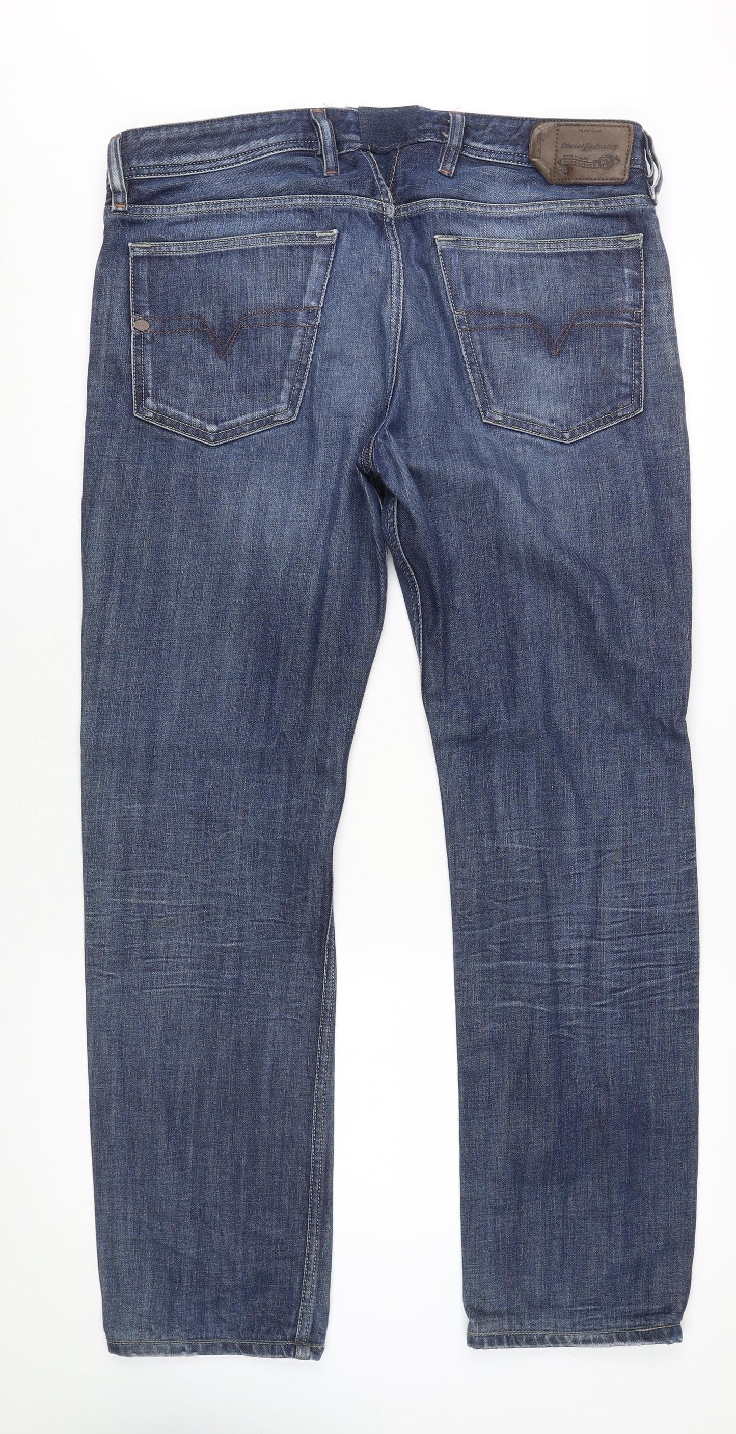 Diesel Men's Blue Straight Jeans Size 32