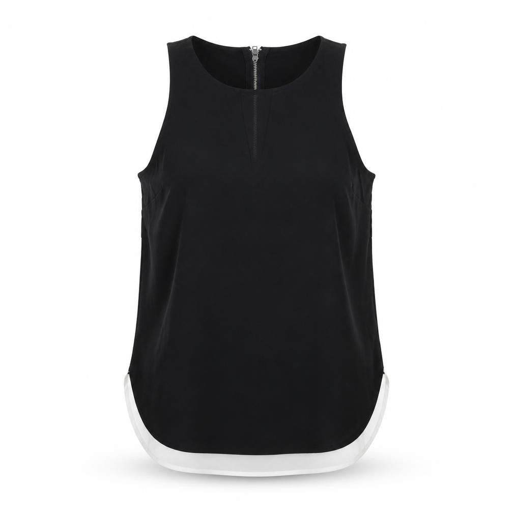 Womens UK Size M Banana Republic Black Viscose Blend Tank