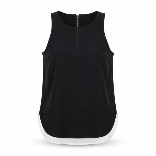 Womens UK Size M Banana Republic Black Viscose Blend Tank
