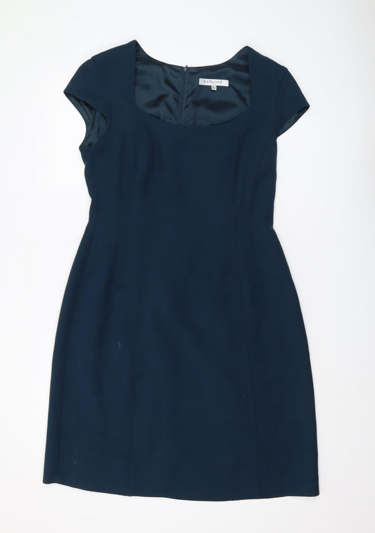 L.K. Bennett Women’s Blue Sheath Dress Size 14