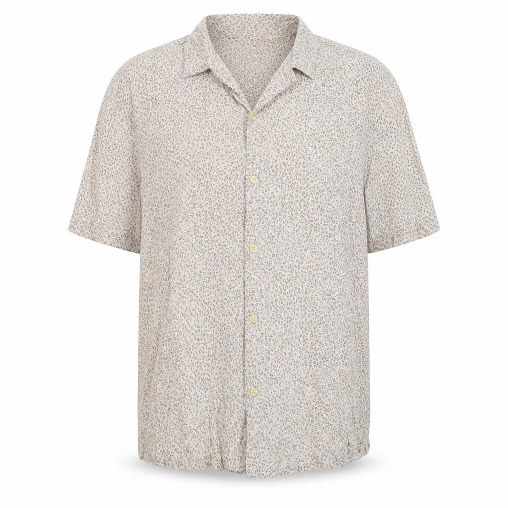 Womens UK Size S AllSaints Beige Cotton Button-Up
