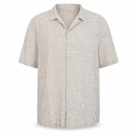 Womens UK Size S AllSaints Beige Cotton Button-Up
